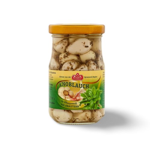 Kunella Feinkost Knoblauchzehe in Öl mit Kräutern 185g