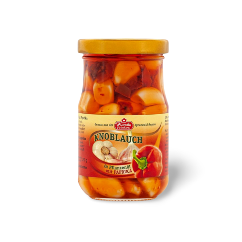 Kunella Feinkost Knoblauchzehe in Öl mit Paprika 185g