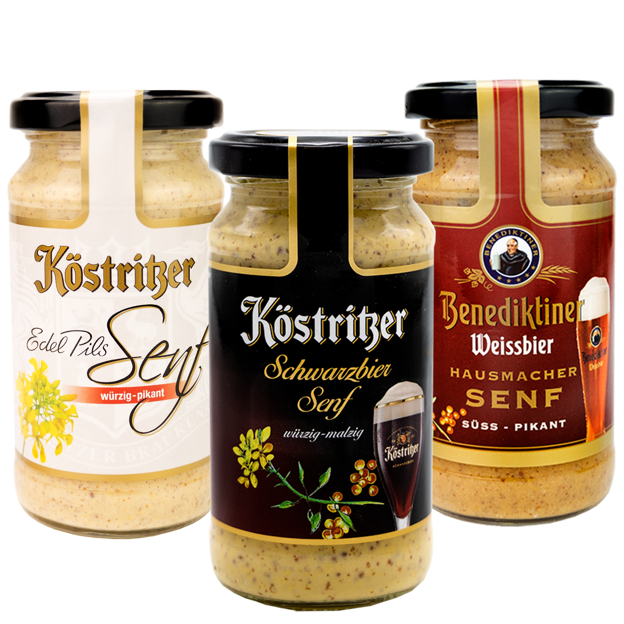 Altenburger Senf Geschenkbox Bier Kiste 3x200ml – Bild 2