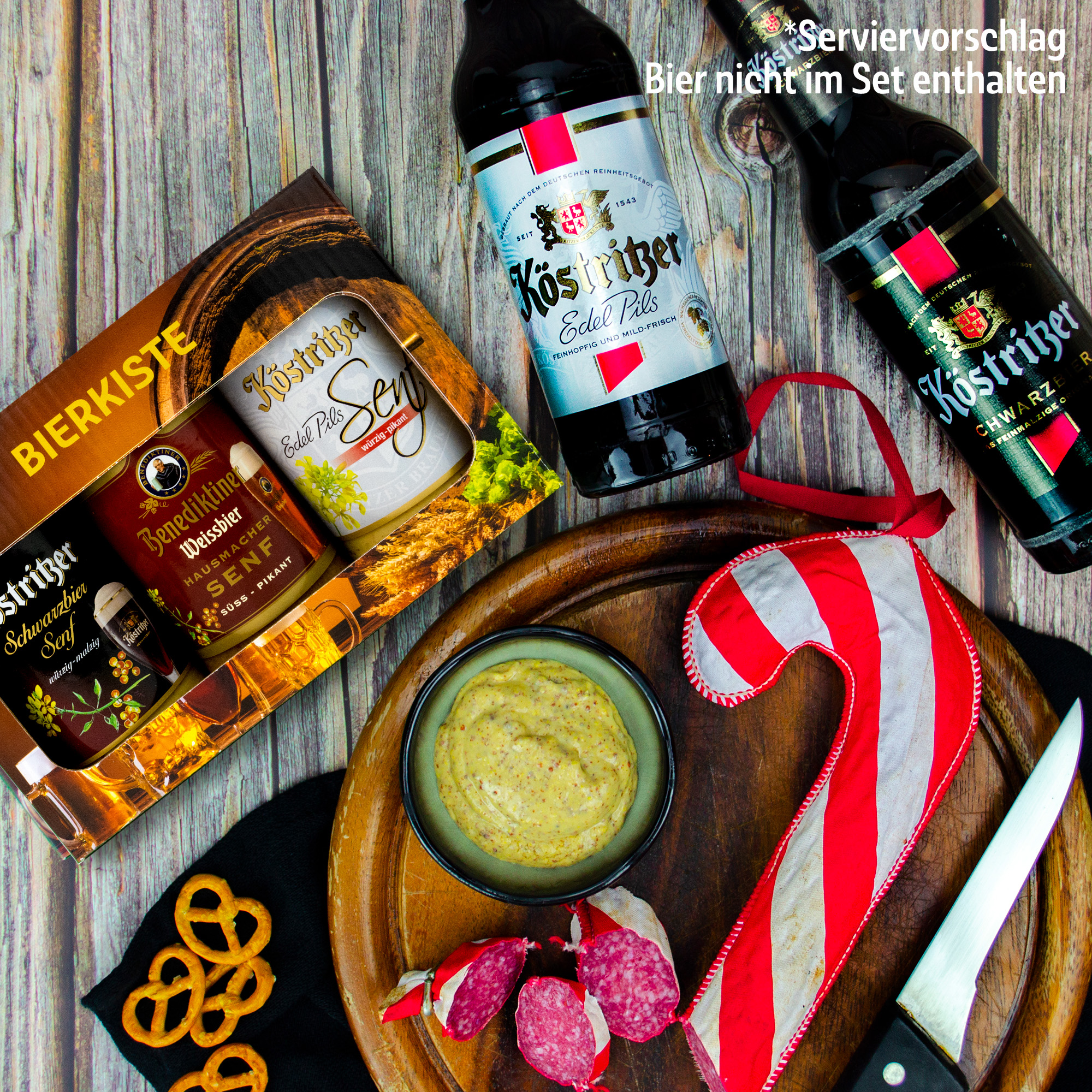 Altenburger Senf Geschenkbox Bier Kiste 3x200ml – Bild 3