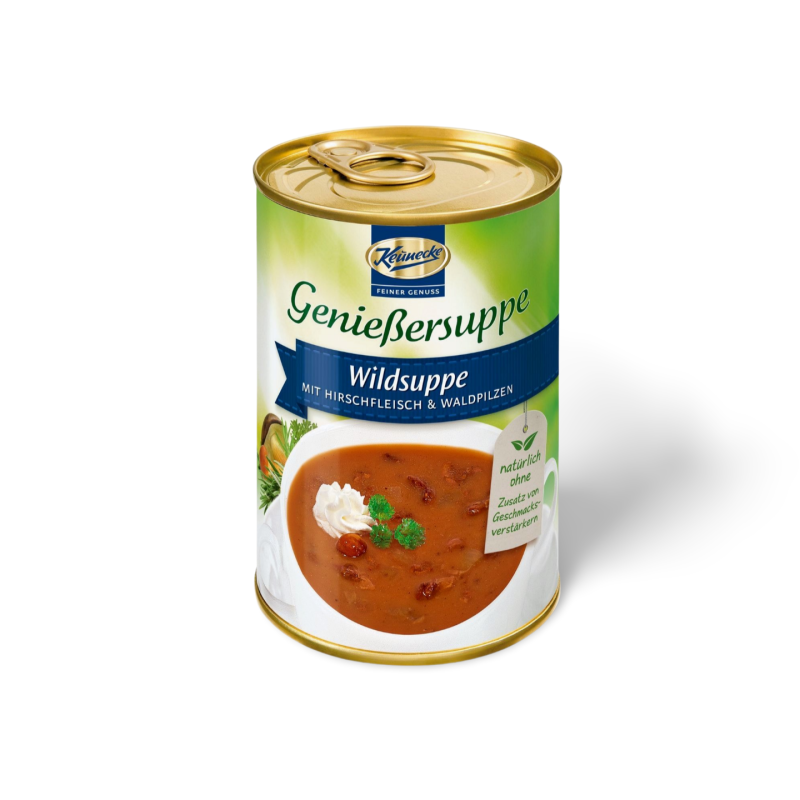 KEUNECKE Wildsuppe mit Hirschfleisch und Waldpilzen 400ml