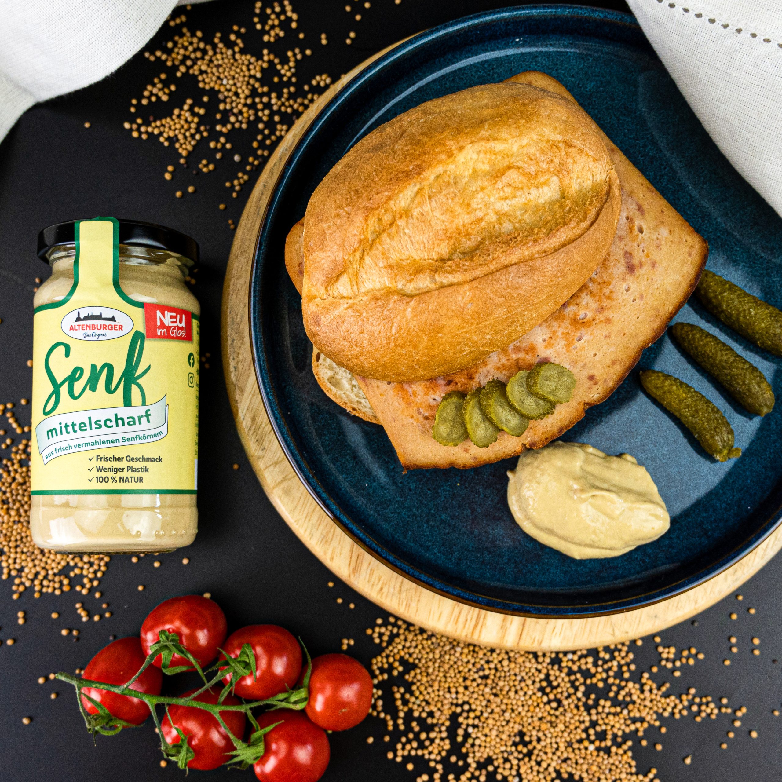 Altenburger Senf Mittelscharfer Senf 200ml – Bild 3