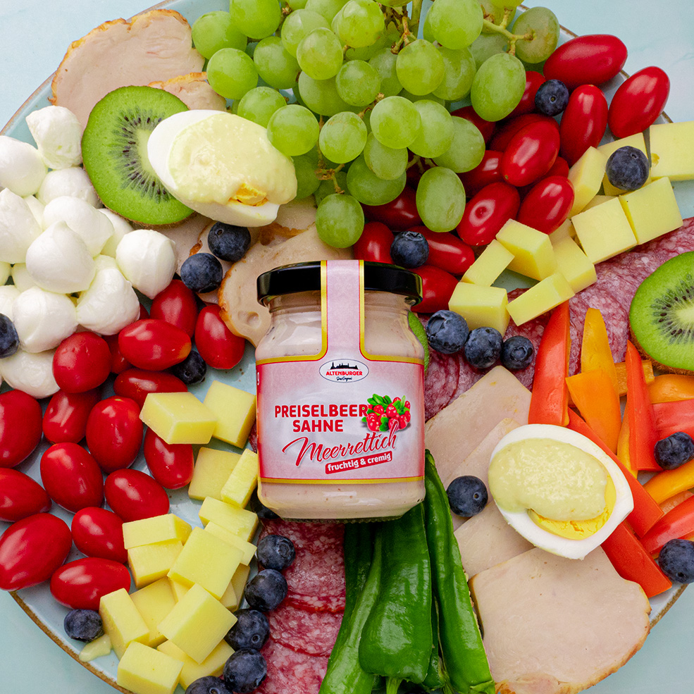 Altenburger Senf Preiselbeer-Sahne-Meerrettich 140g – Bild 3