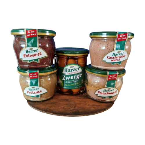 HARZER Wurst Paket 4x200g & HARZER Zwerge 375g