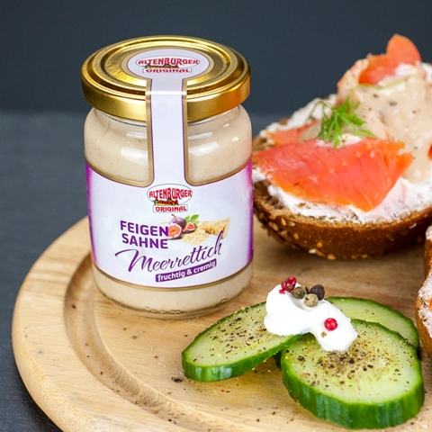 Altenburger Senf Feigen-Sahne-Meerrettich 140g – Bild 5