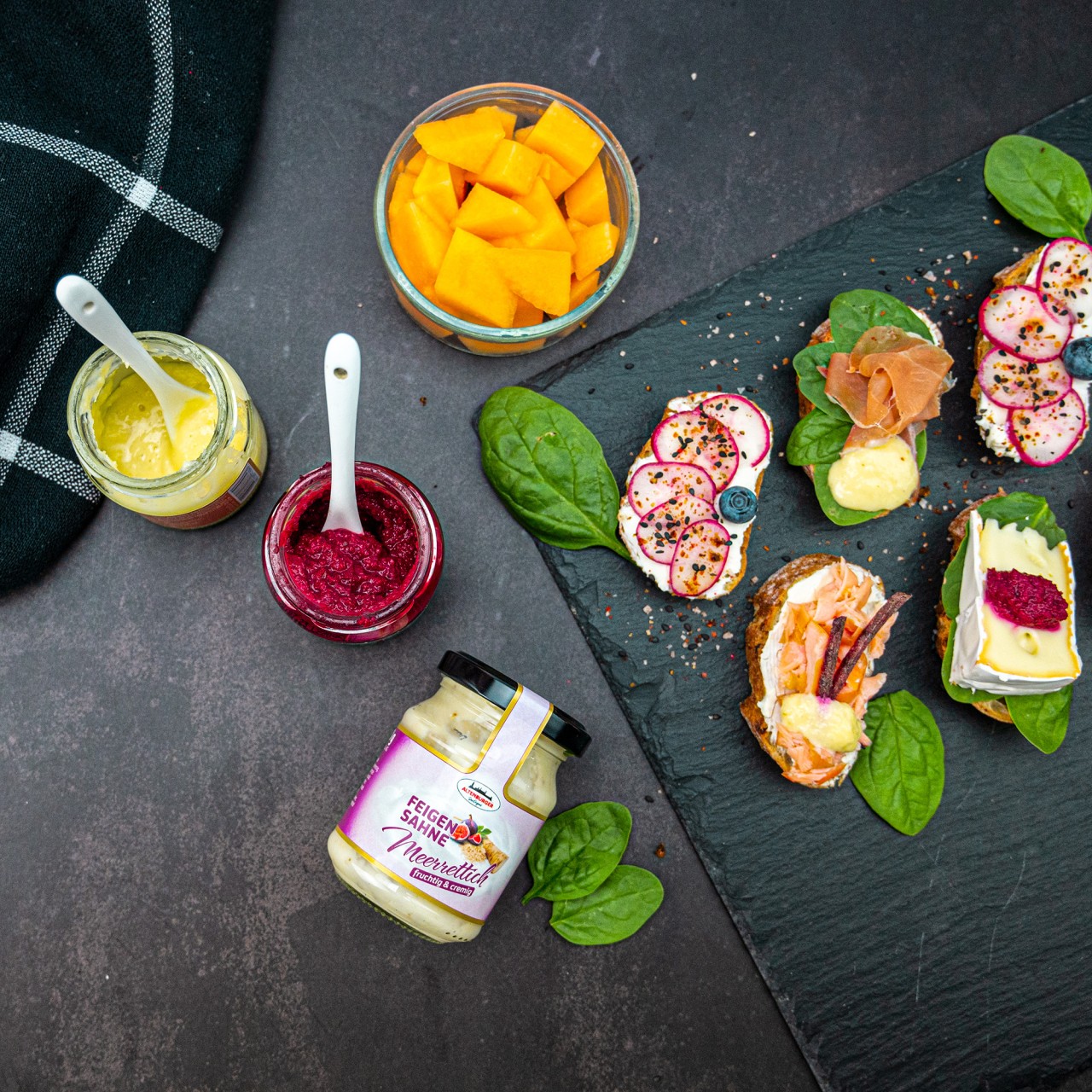 Altenburger Senf Feigen-Sahne-Meerrettich 140g – Bild 4