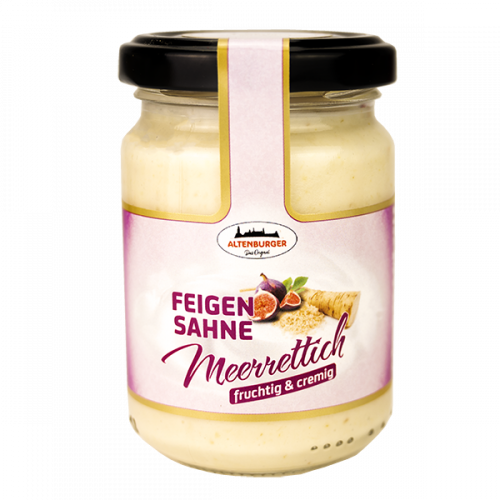 Altenburger Senf Feigen-Sahne-Meerrettich 140g