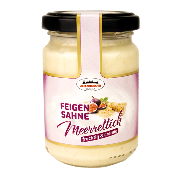 Altenburger Senf Feigen-Sahne-Meerrettich 140g